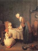 Jean Baptiste Simeon Chardin Saying Grace oil on canvas